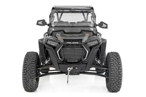 Polaris RZR Turbo S Winch Mount - Rough Country - RS4500S - Black - '21-'22